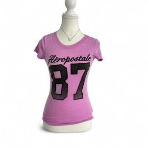 Aeropostale Y2K Fitted Full Length True To Size Baby Classic 87 Letters Size XS